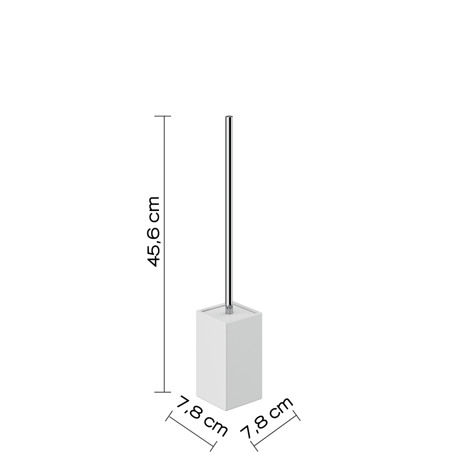 gedy-verbena-brosse-wc-blanc-poser image 2