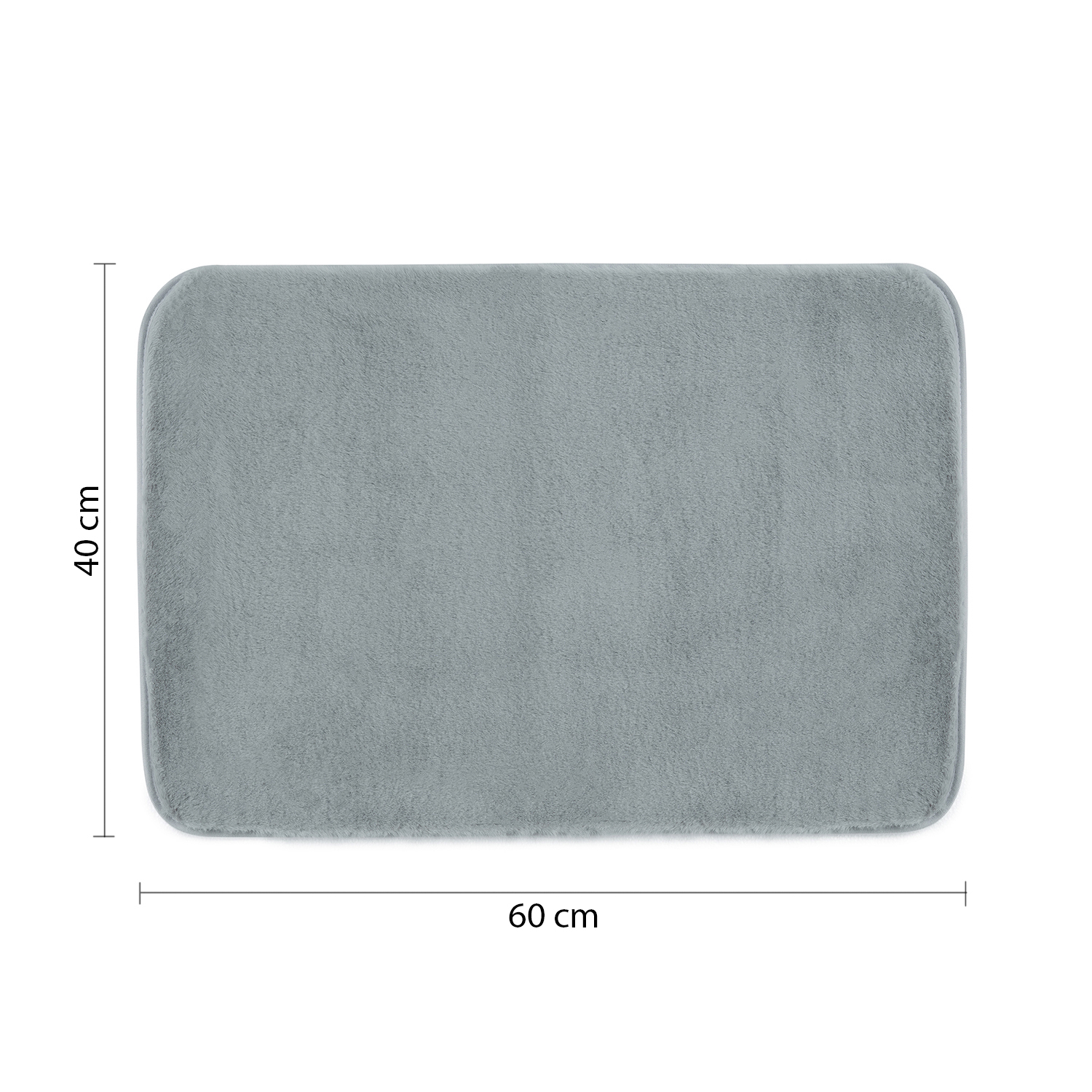 gedy-fuzzy-tapis-de-bain-40x60-cm-bleu-poudre image 2
