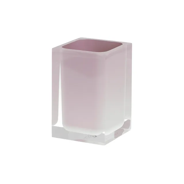 gedy-rainbow-gobelet-porte-brosse-dents-rose image 1