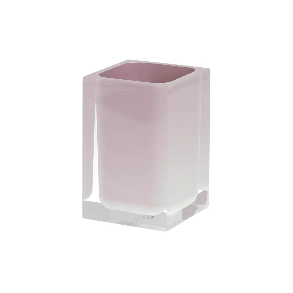 gedy-rainbow-gobelet-porte-brosse-dents-rose image 1