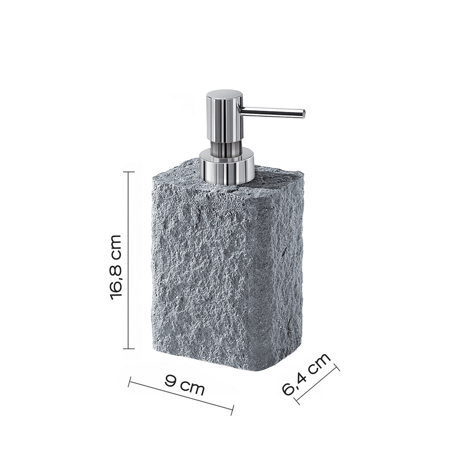 gedy-aries-distributeur-de-savon-gris image 2