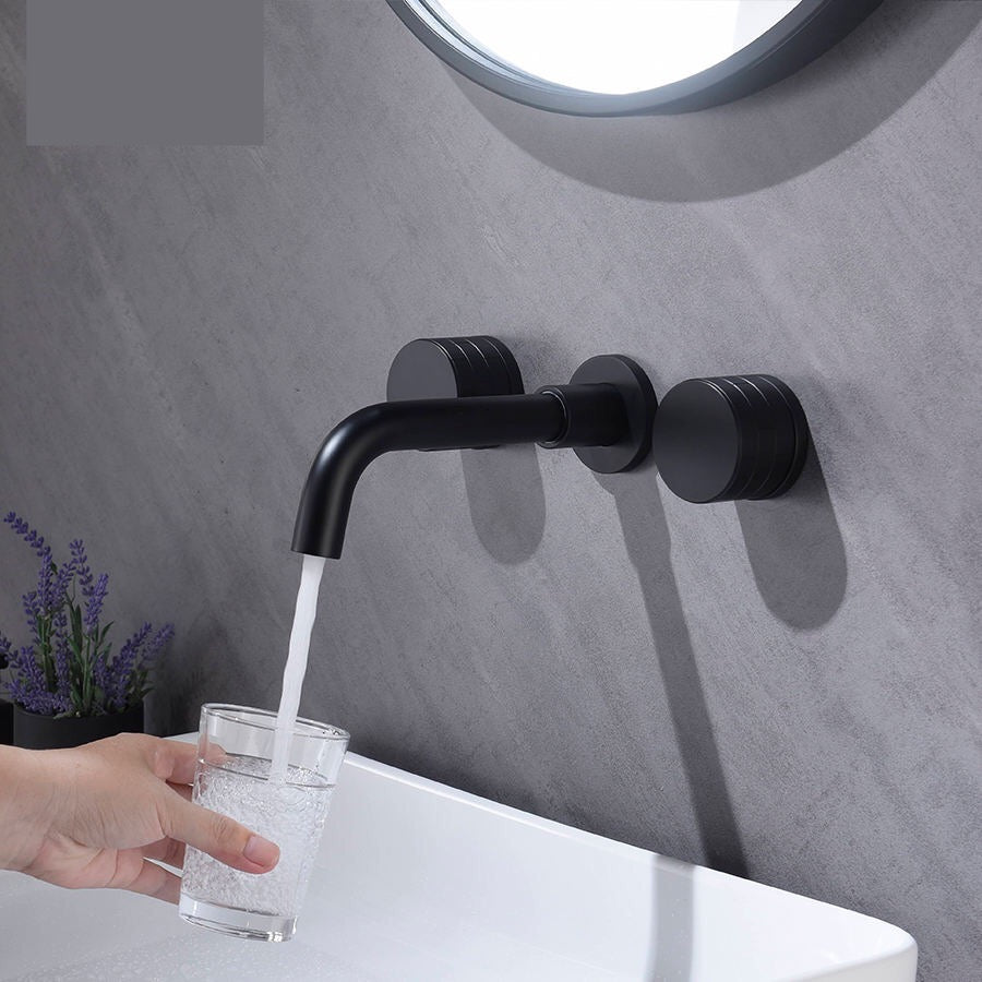 hudor-c-phise-052-robinet-lavabo-mural-noir-mat image 3