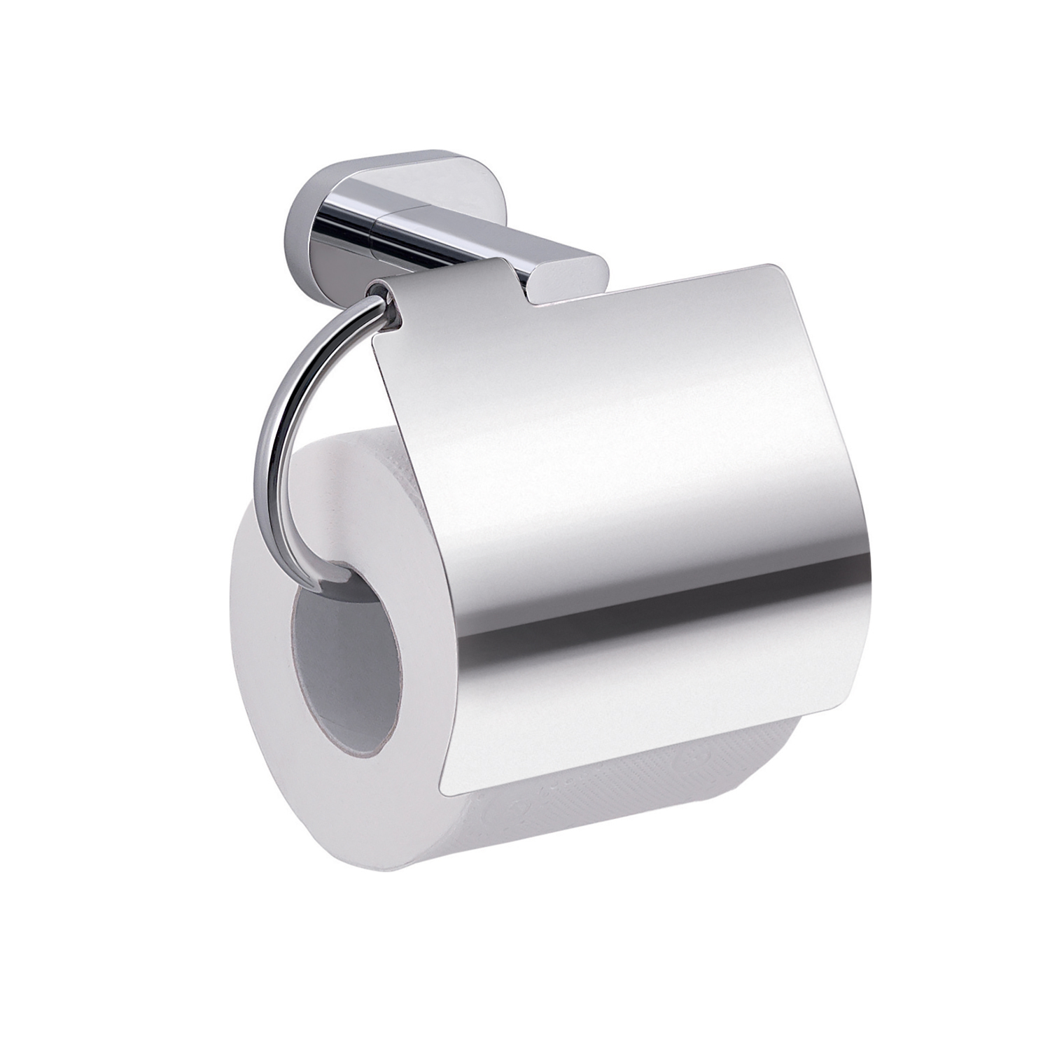 gedy-bernina-porte-rouleau-avec-couvercle-chrome image 1