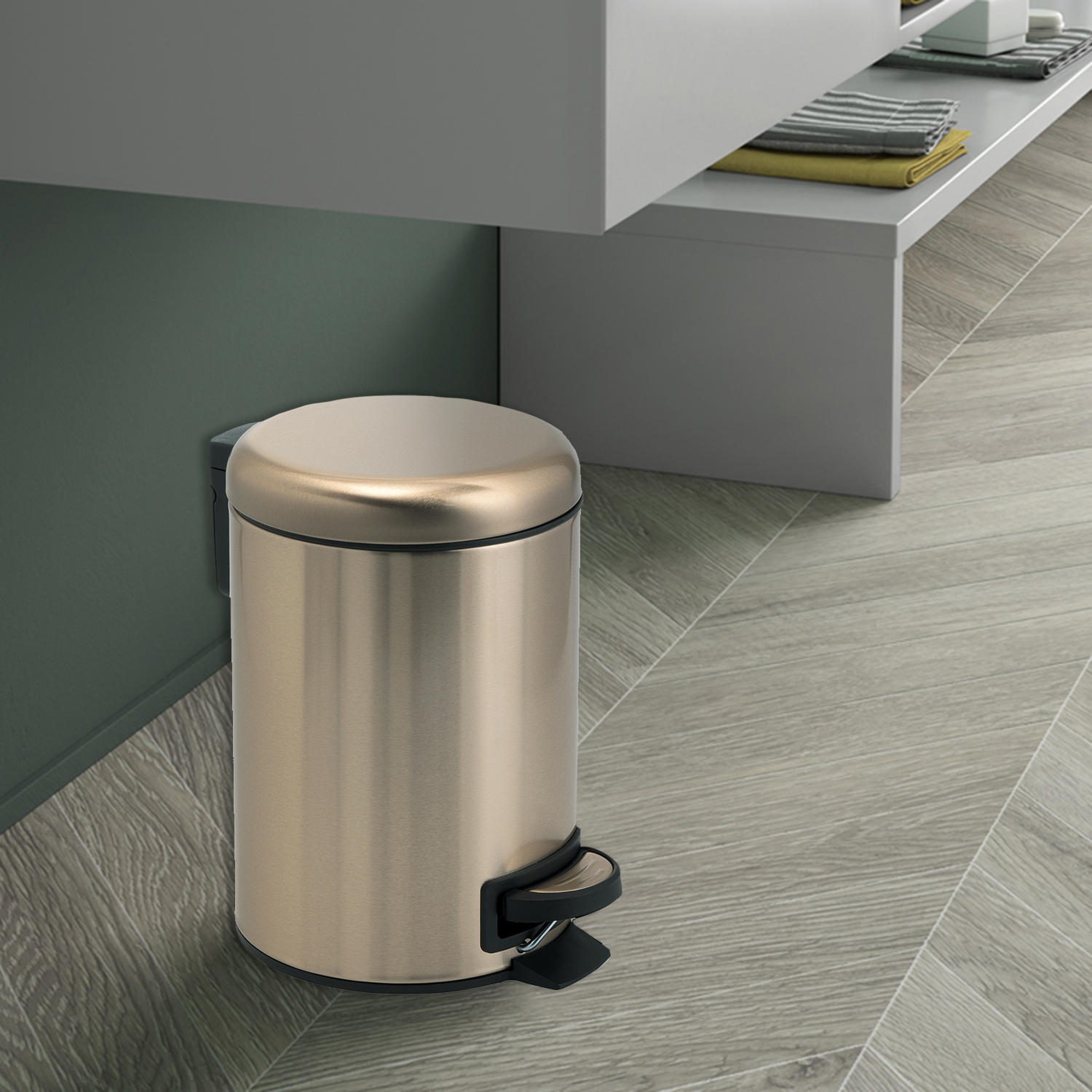 gedy-potty-poubelle-or-mat image 3