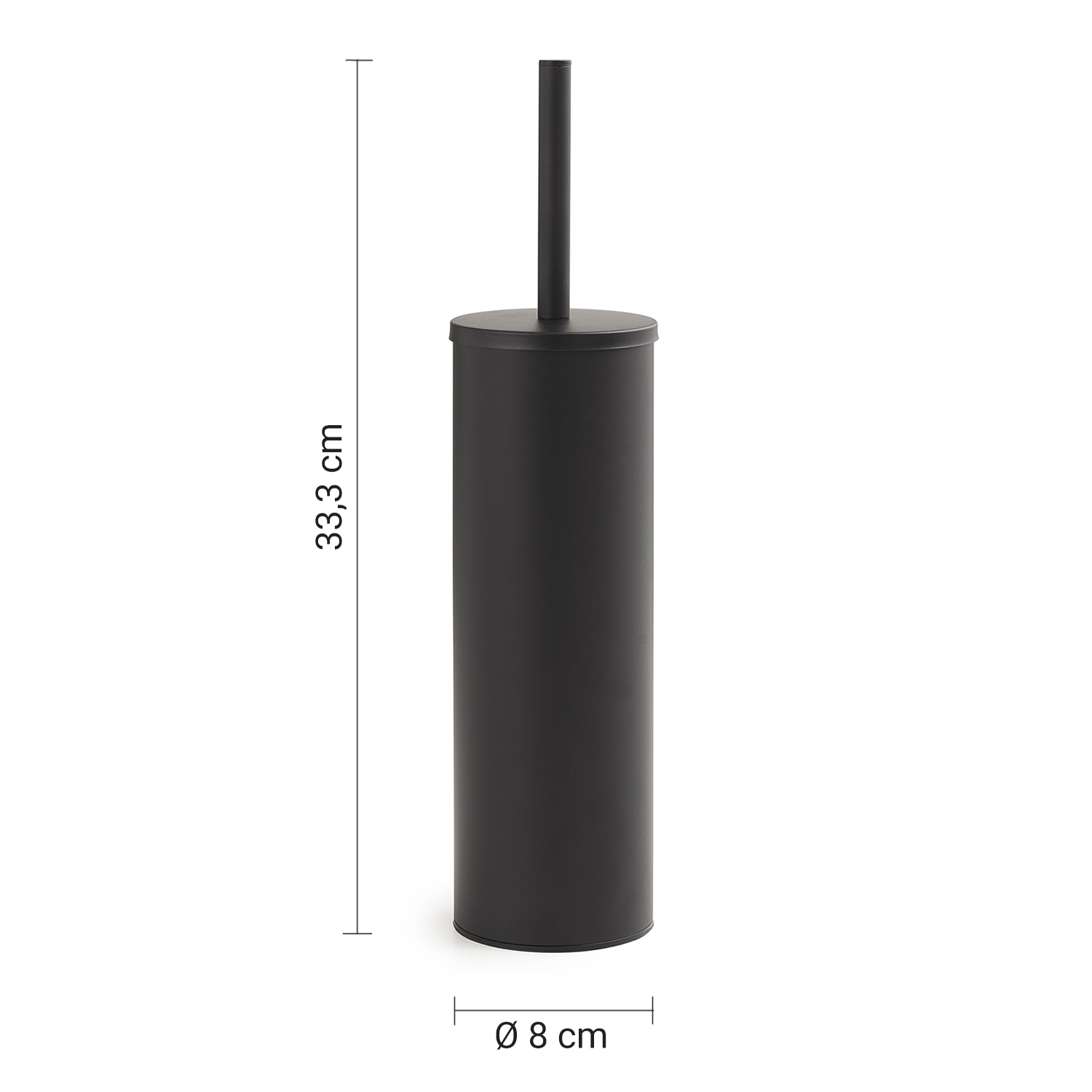 gedy-felce-porte-brosse-wc-noir-mat image 2