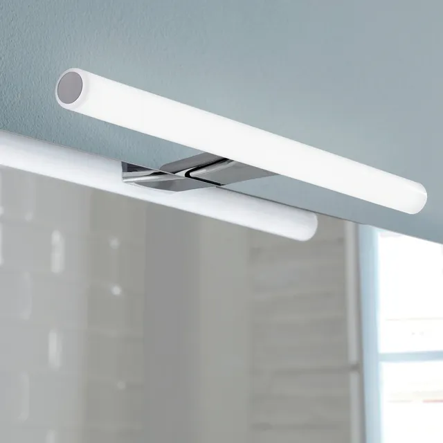 gedy-kos-applique-led-miroir-30-cm-chrome-salle-de-bain image 1