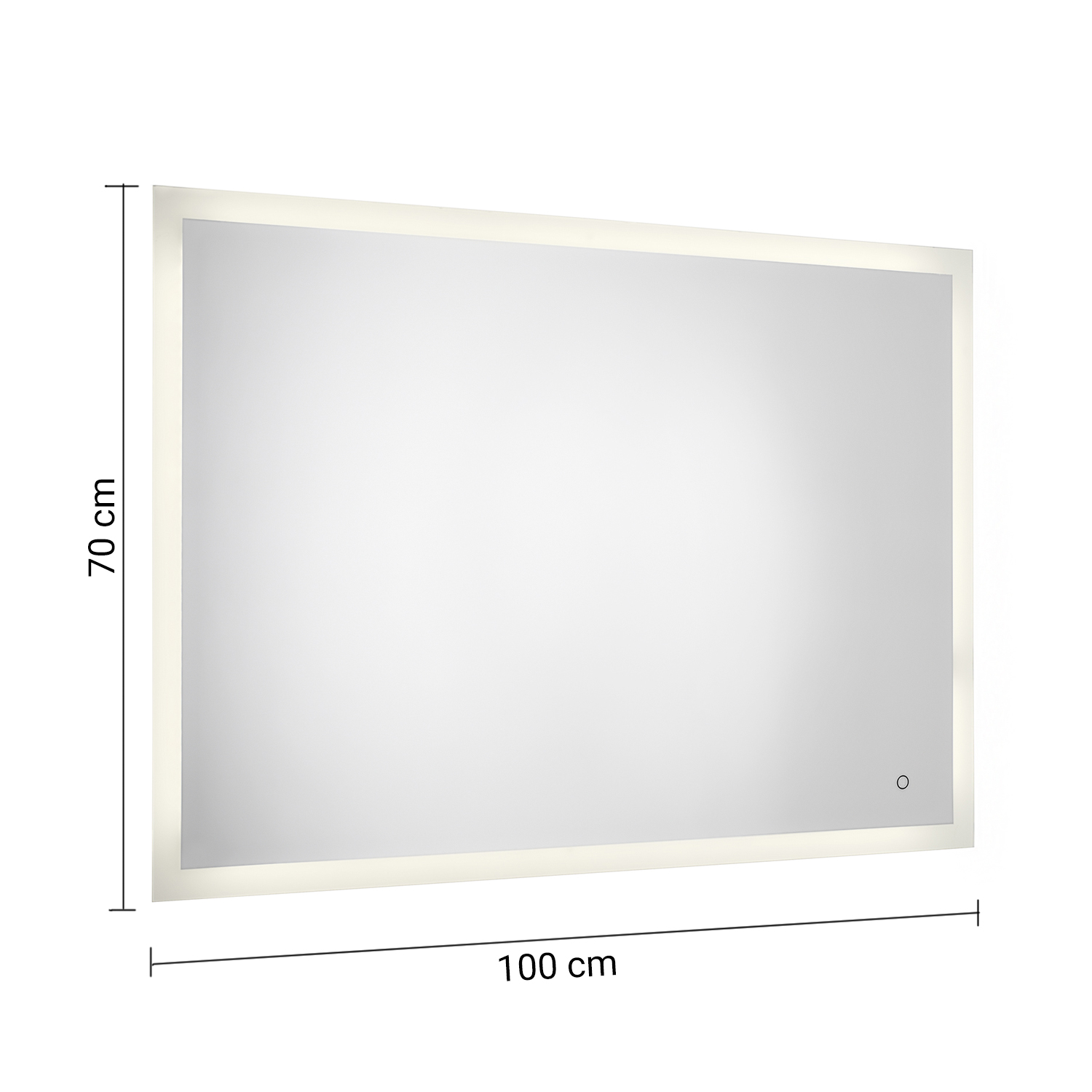gedy-pierre-miroir-70x100-bord-poli image 2