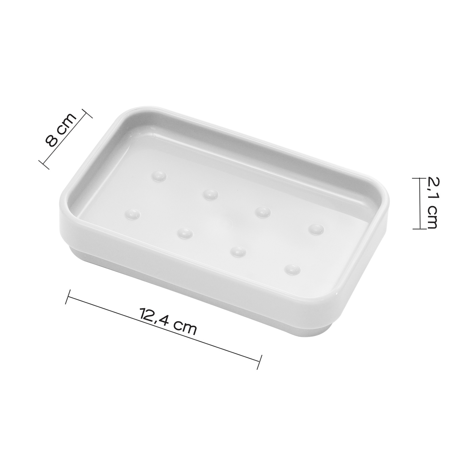 gedy-seventy-porte-savon-blanc-salle-de-bain image 2