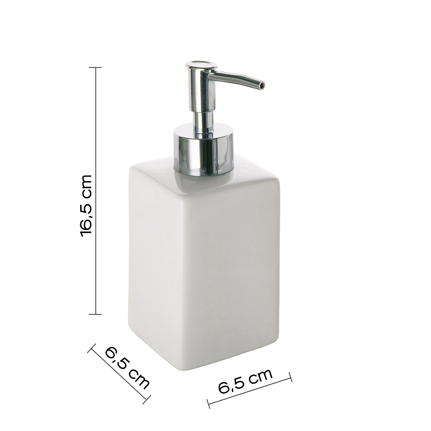 gedy-verbena-distributeur-de-savon-blanc-poser image 2