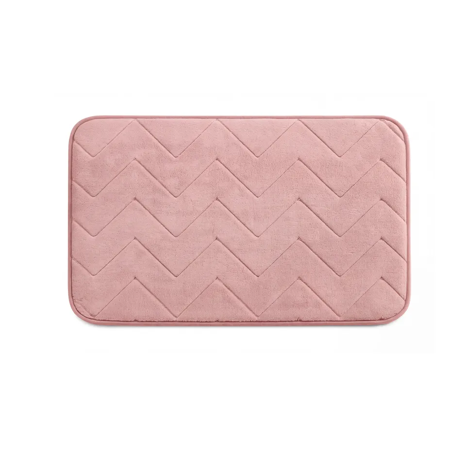 gedy-mousse-tapis-de-bain-m-moire-de-forme-50x80-rose image 1