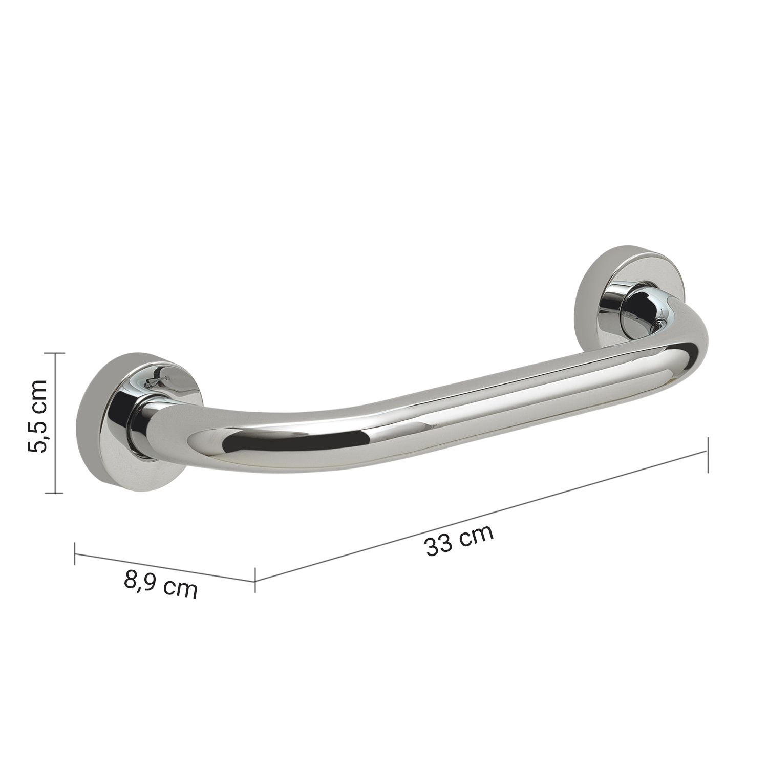gedy-up-barre-d-appui-30-cm-chrom-salle-de-bain image 2