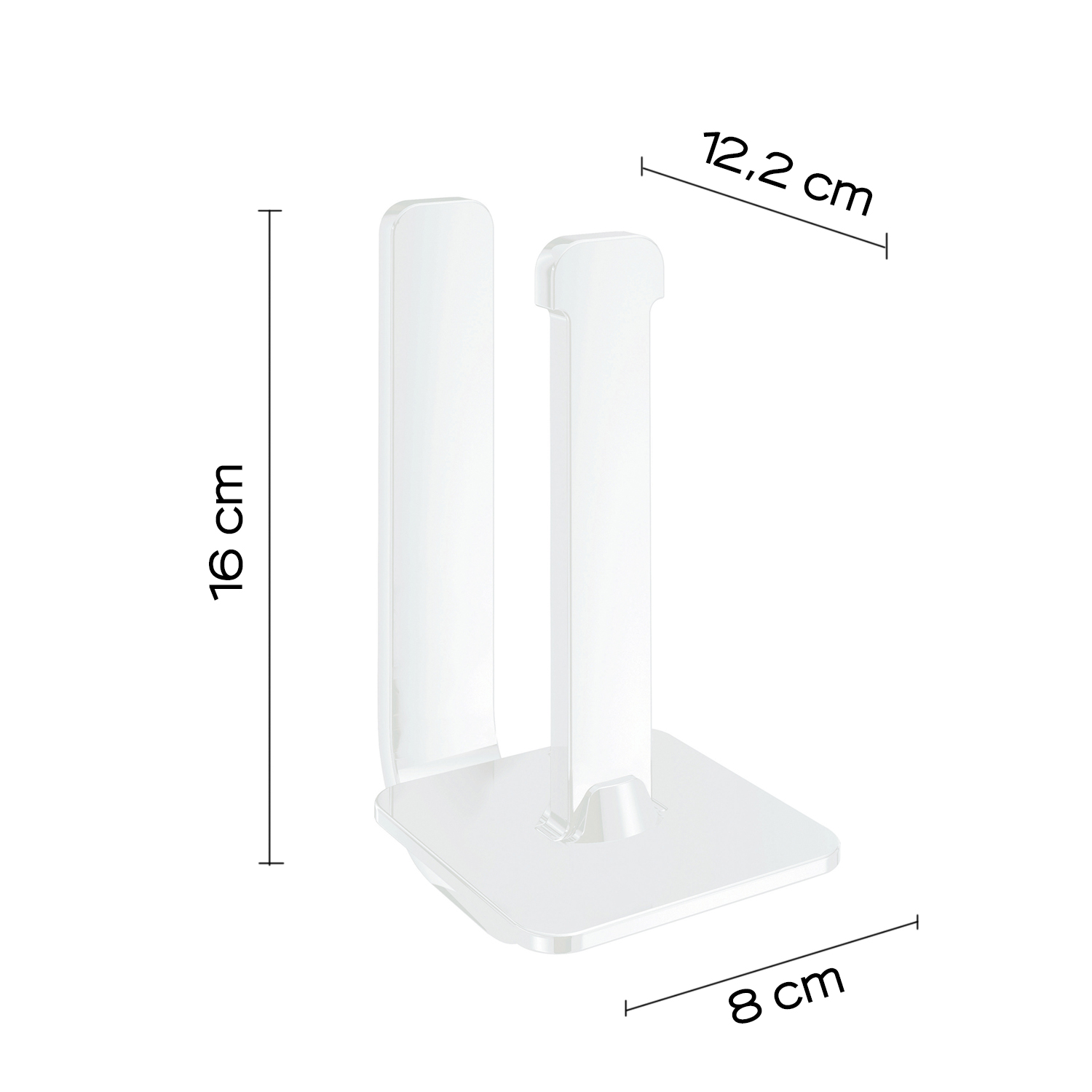 gedy-outline-porte-rouleau-r-serve-blanc-mat image 2