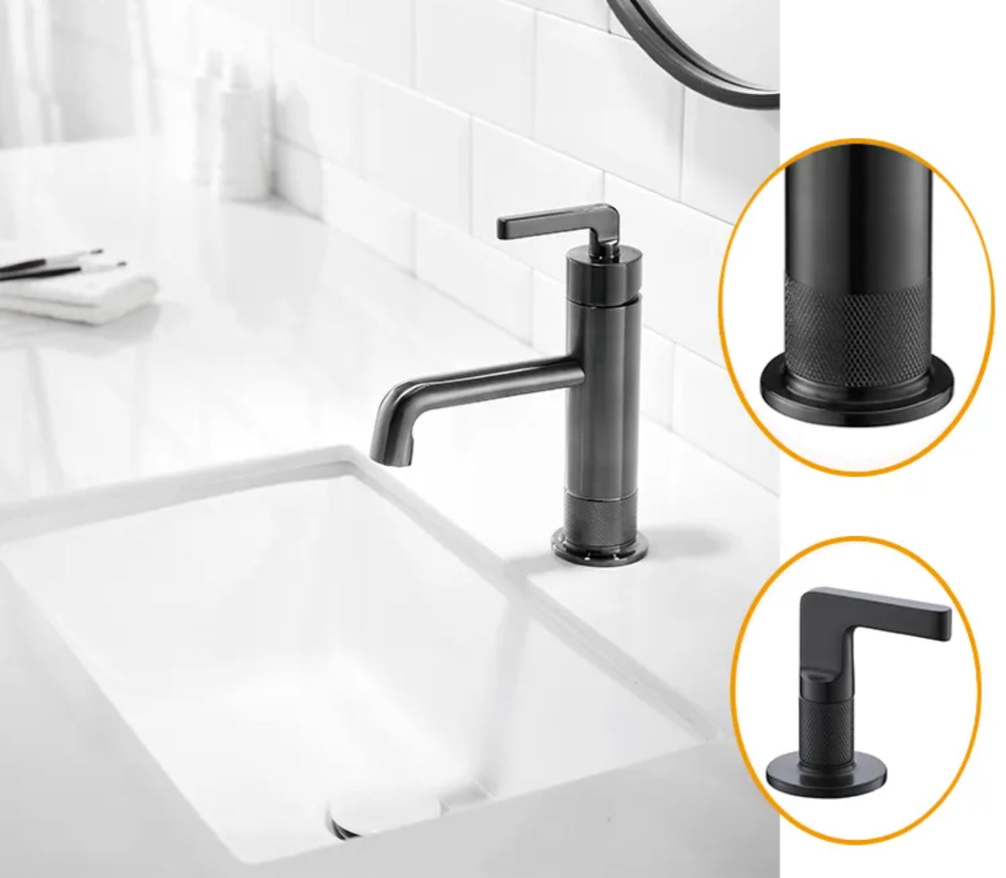 hudor-c-phise-robinet-lavabo-noir-mat-laiton-monotrou image 3