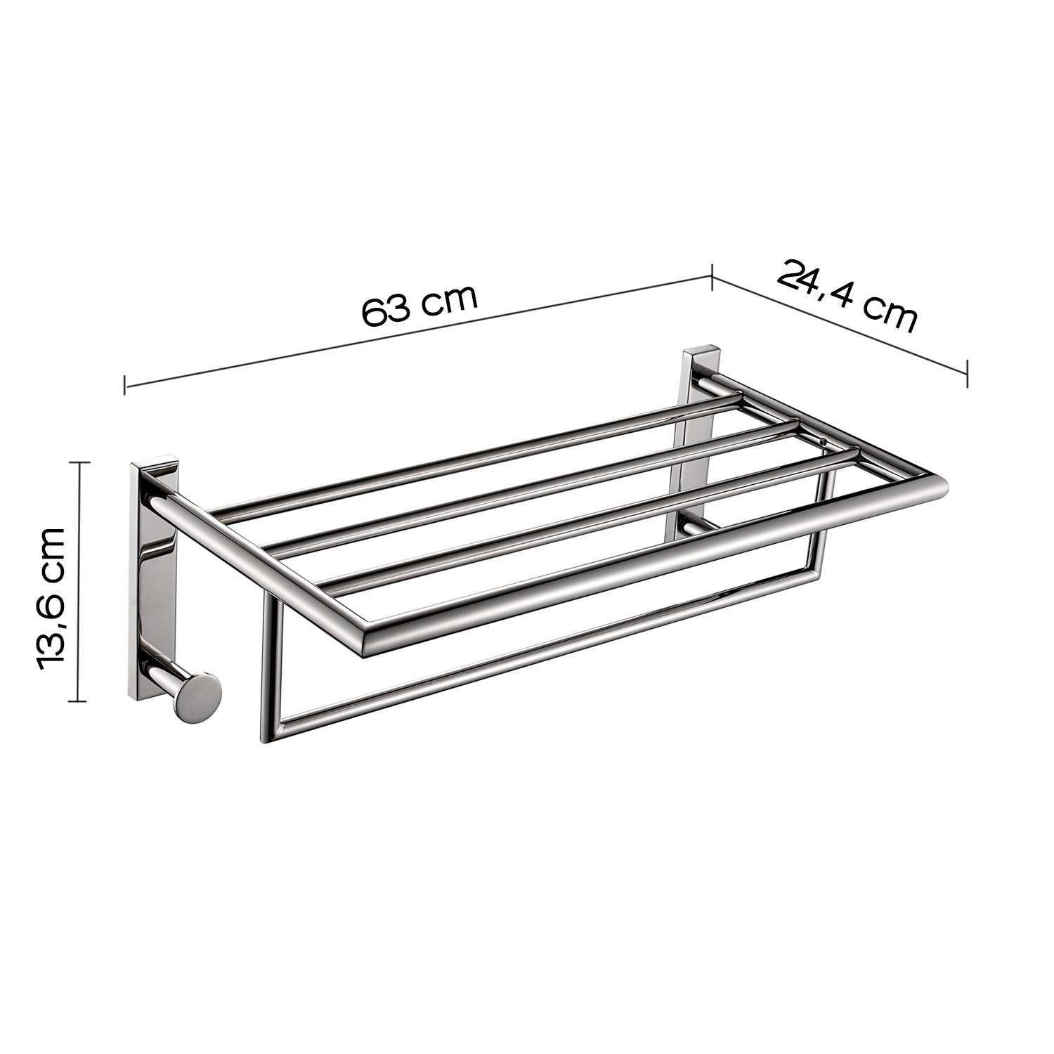 gedy-project-tag-re-porte-serviettes-double-poli image 2
