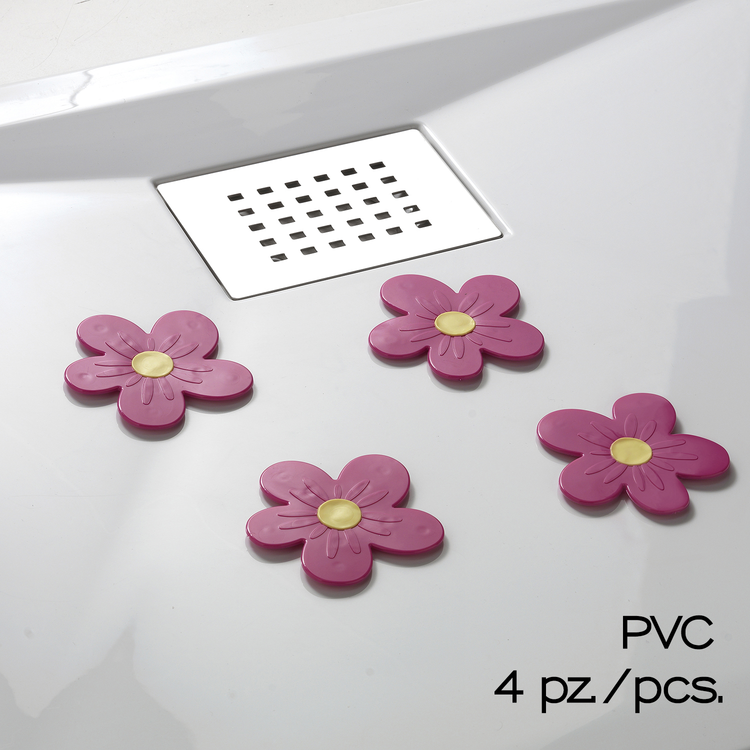 gedy-daisy-tapis-de-baignoire-antid-rapant-rose image 3
