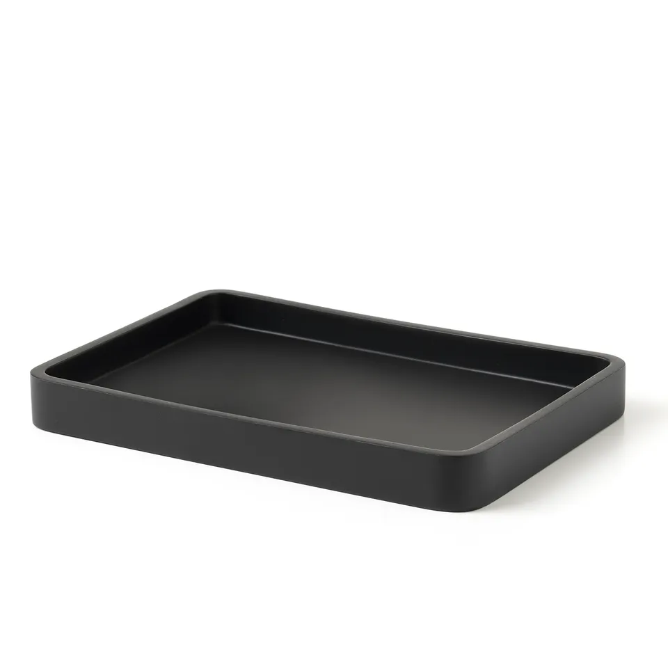 gedy-brenda-plateau-porte-objets-noir-mat-poser image 1