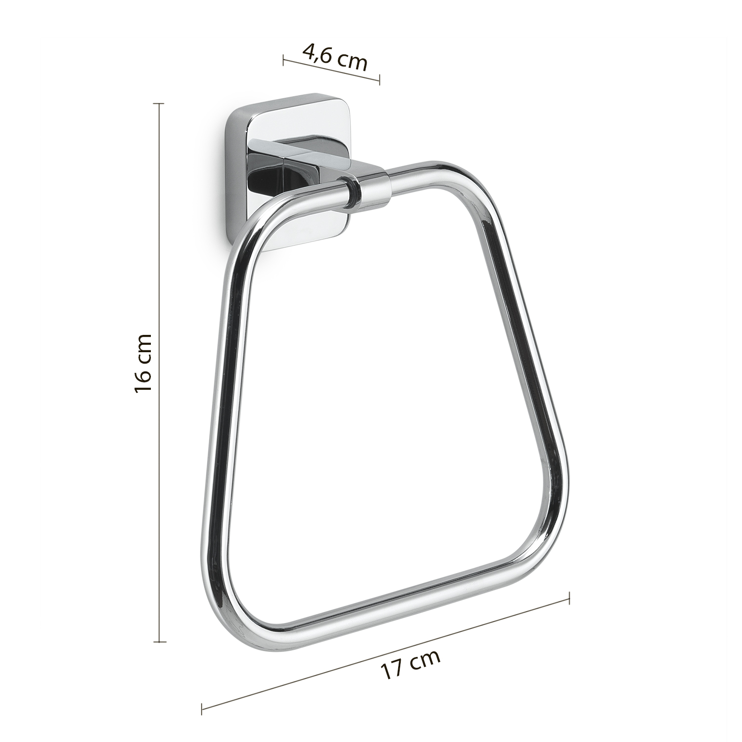 gedy-tonga-anneau-porte-serviette-chrome image 2