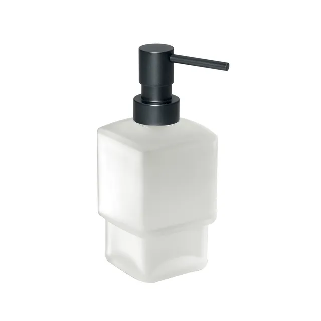 gedy-lounge-distributeur-de-savon-mural-noir-satin image 1