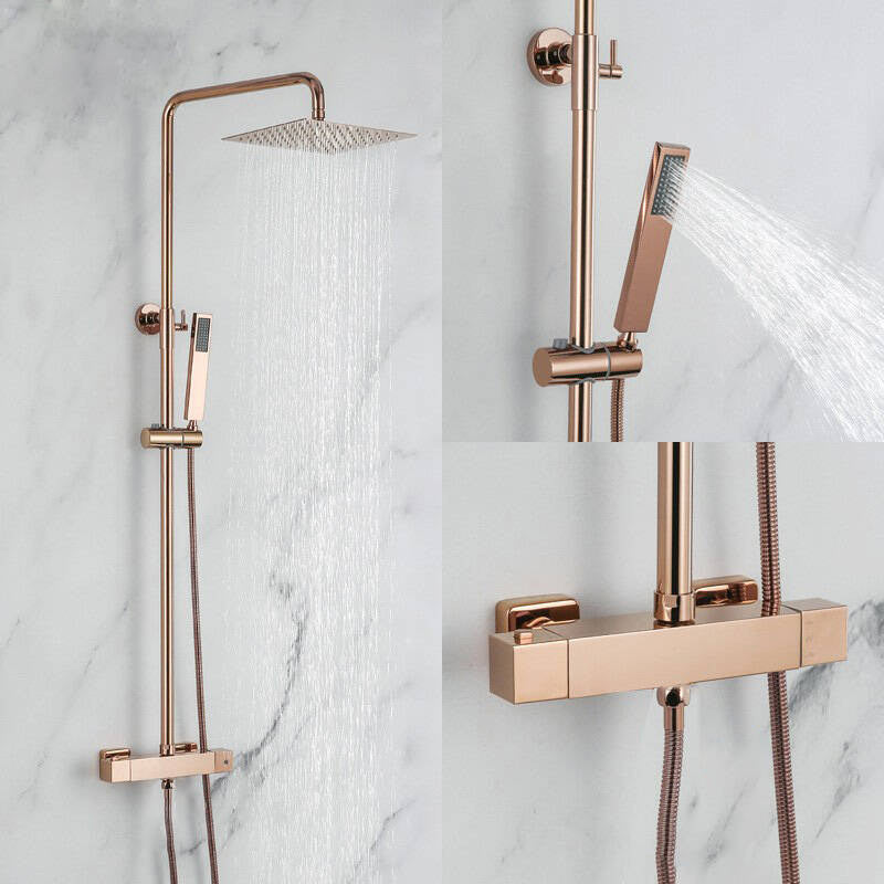hudor-p-n-e-sc428-colonne-douche-or-rose-thermostatique image 3