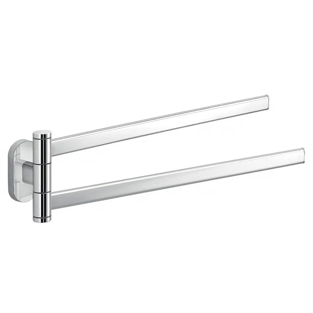 gedy-febo-porte-serviette-r-glable-chrome-mural image 1