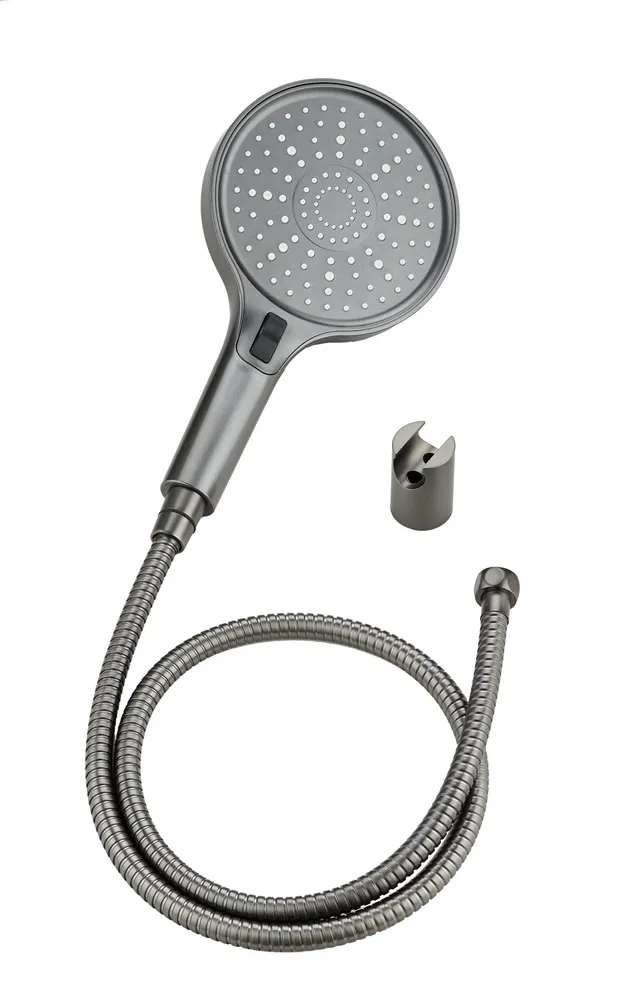 bisk-base-3f-ensemble-de-douche-gris-mat image 1