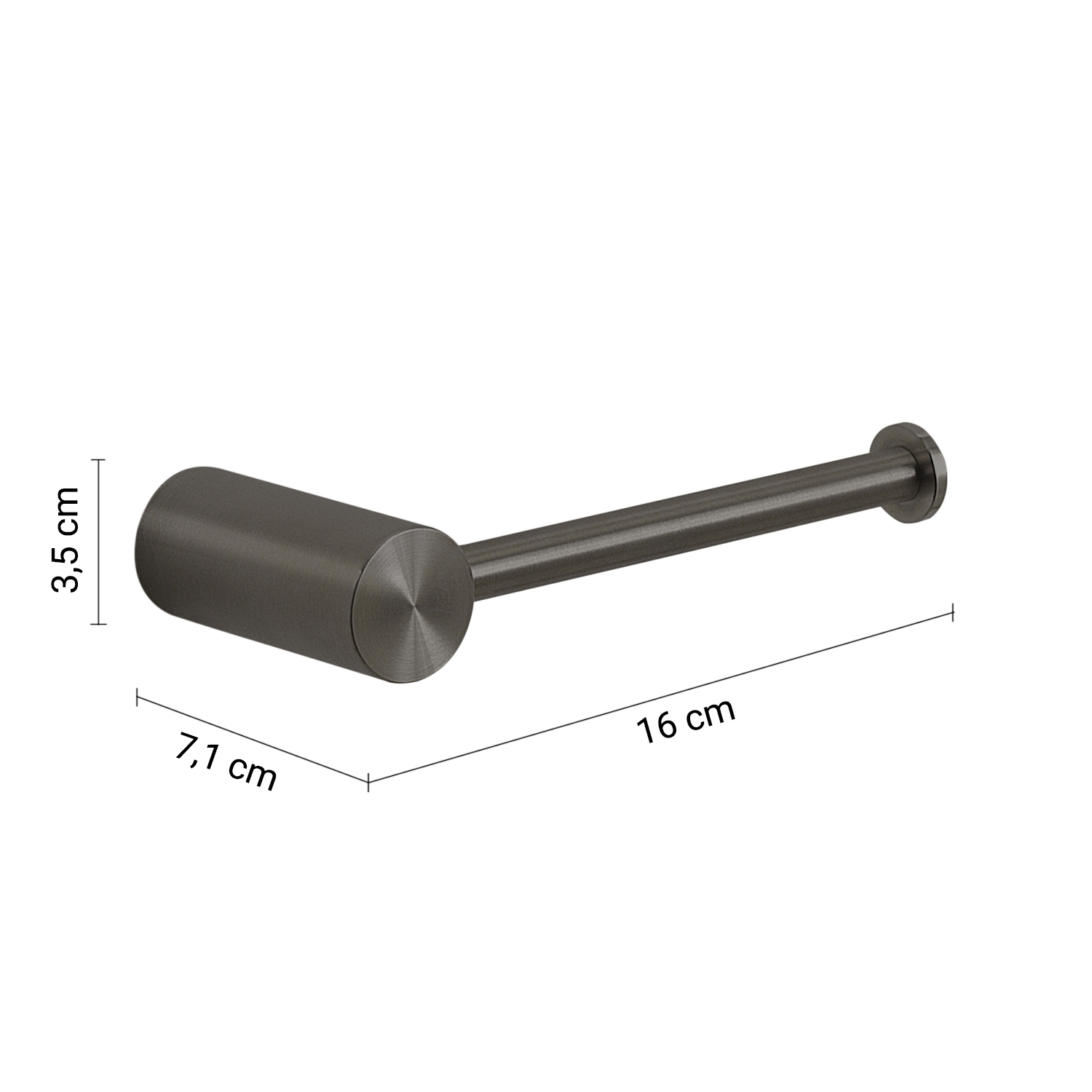 gedy-ande-porte-rouleau-wc-gun-metal-fixer image 2