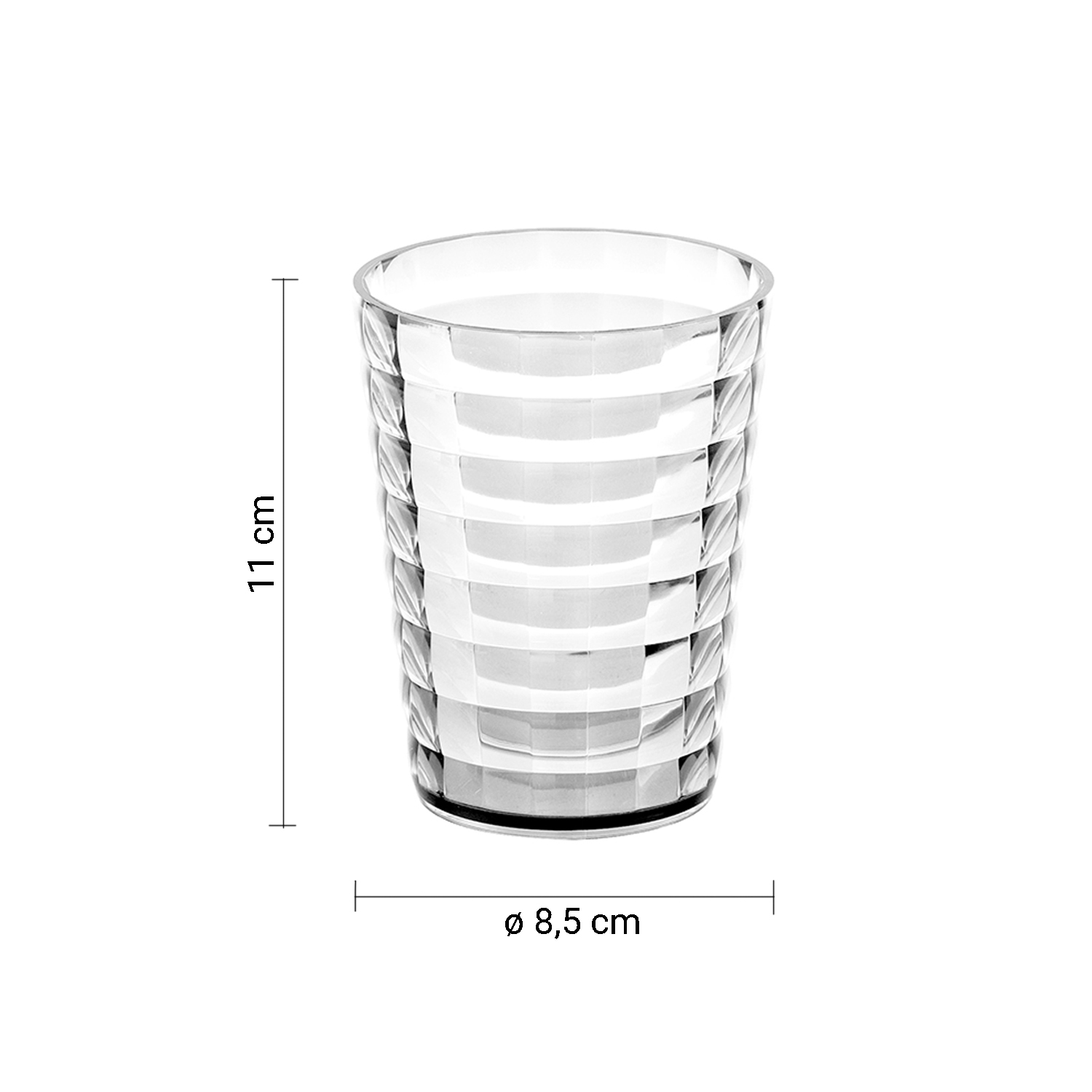 gedy-glady-porte-brosse-dents-transparent-poser image 2