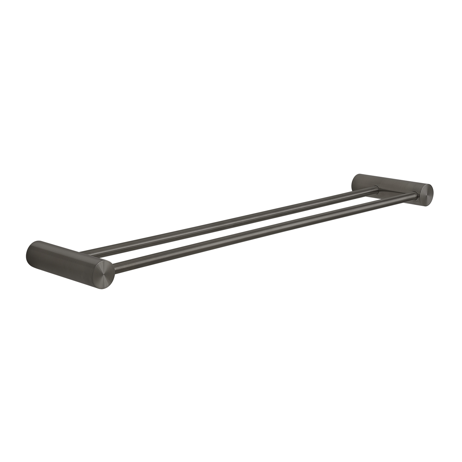 gedy-ande-porte-serviettes-double-60-cm-gun-metal image 1