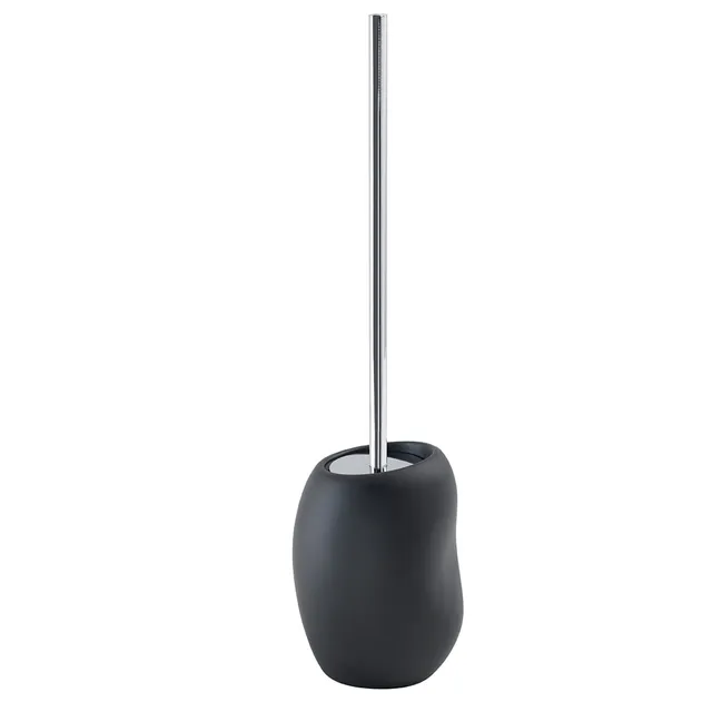 gedy-iside-porte-brosse-wc-noir-mat-poser image 1