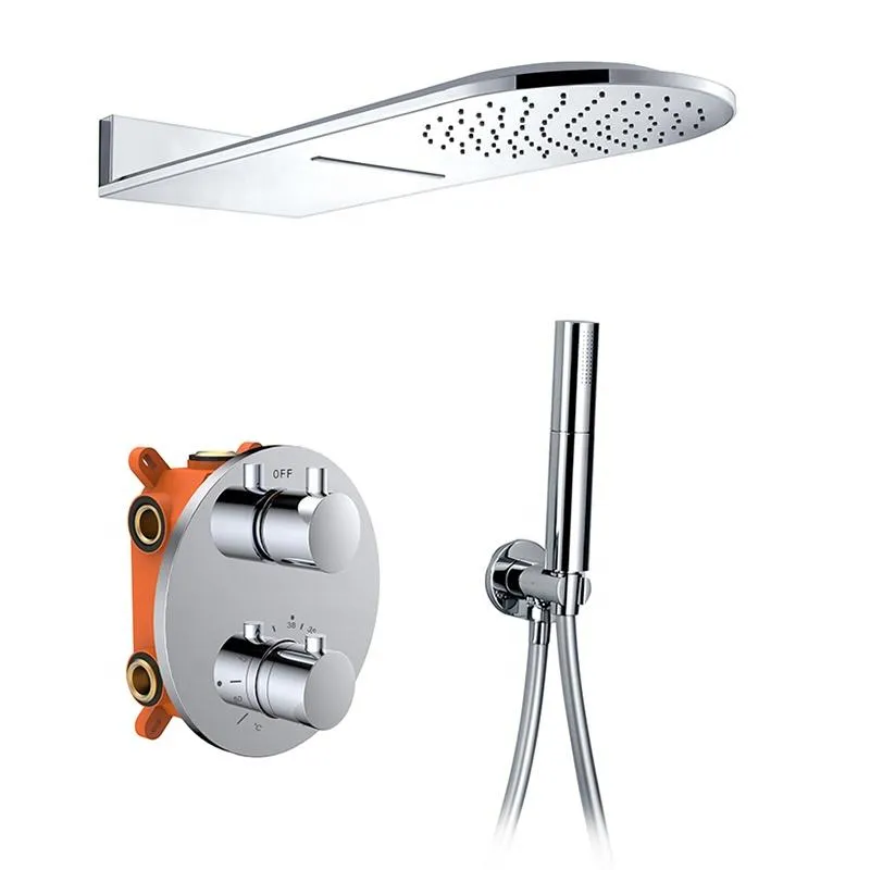 hudor-essential-sc304-douche-encastr-e-chrom-2-voies image 1