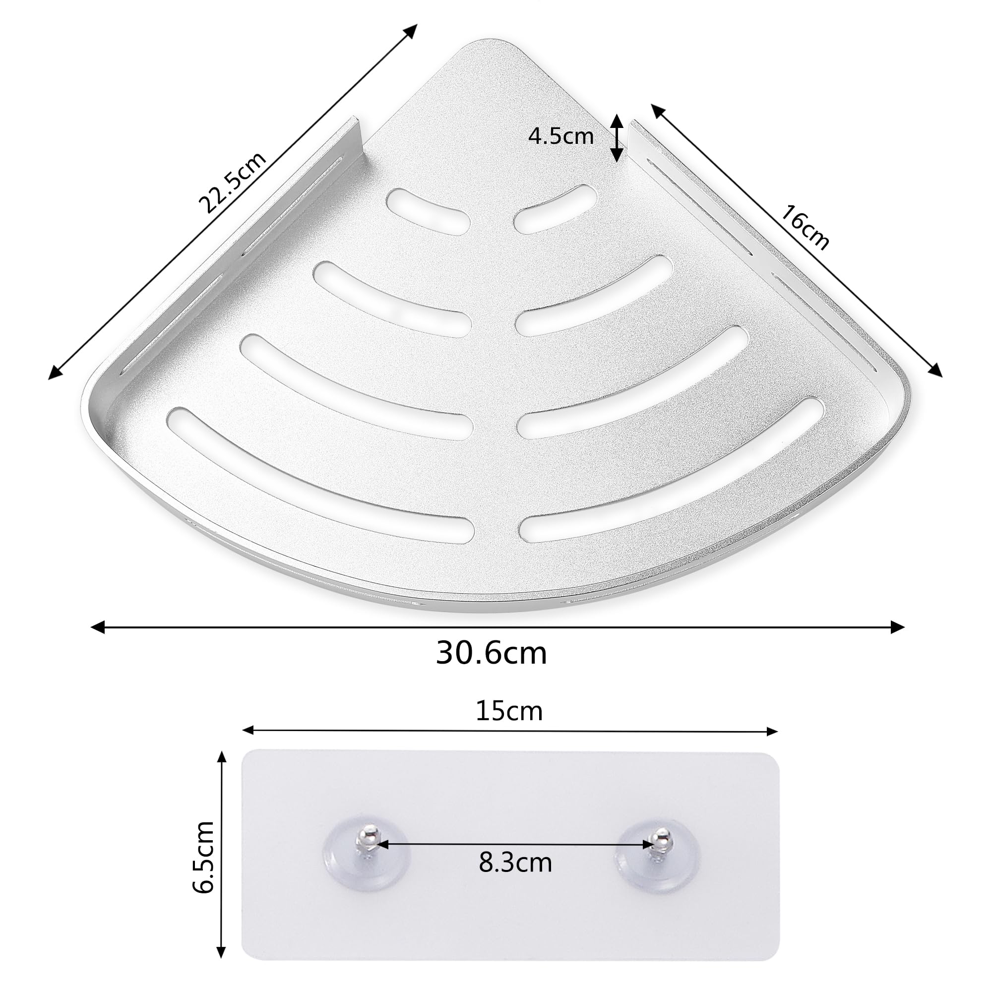 gricol-tag-res-de-douche-tag-re-angle-argent-1-pi-ce-antirouille image 5