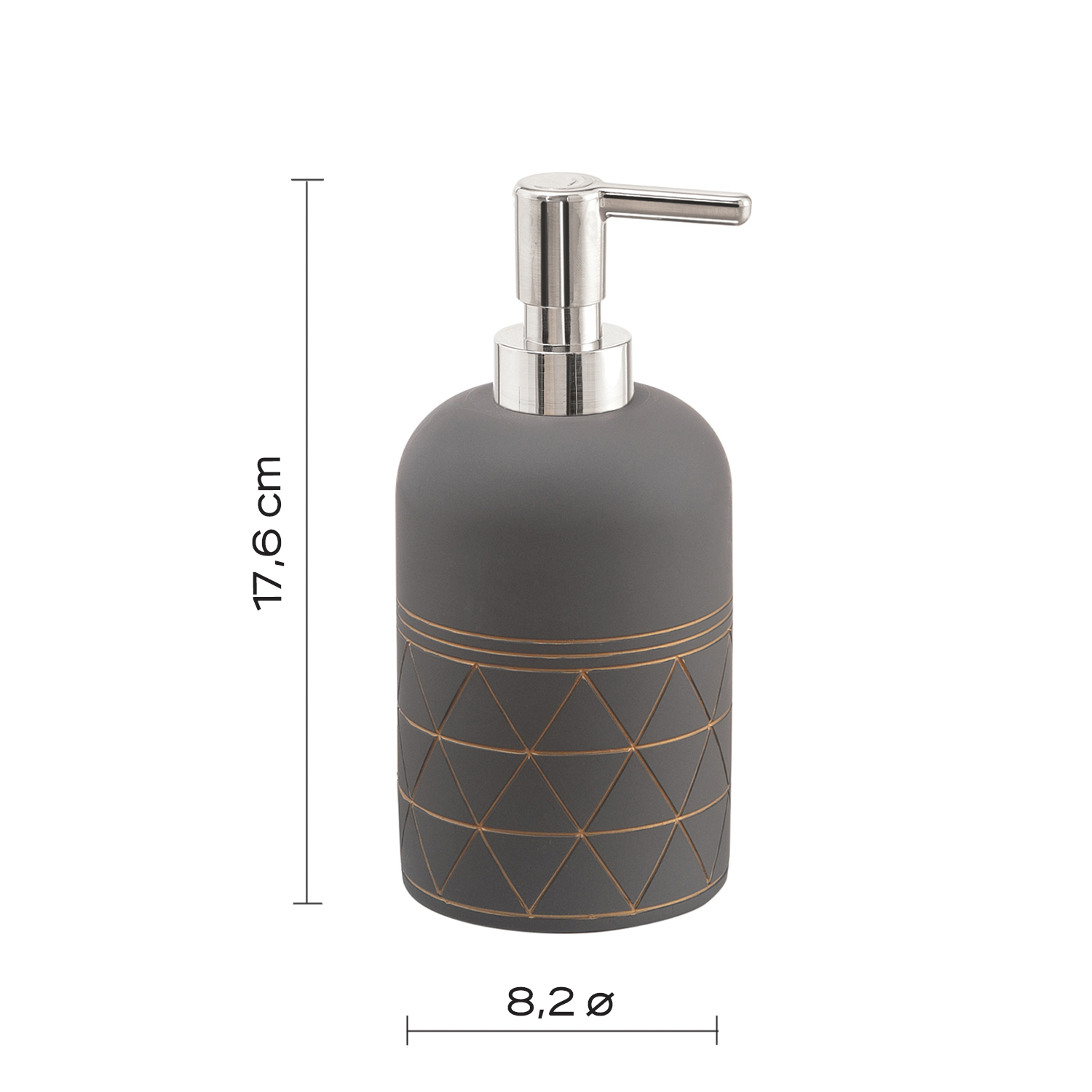 gedy-calipso-distributeur-savon-gris image 2