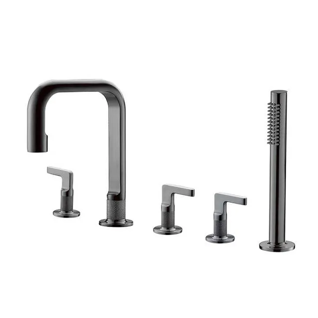 hudor-phasis-21001-robinet-baignoire-gunmetal-laiton image 1