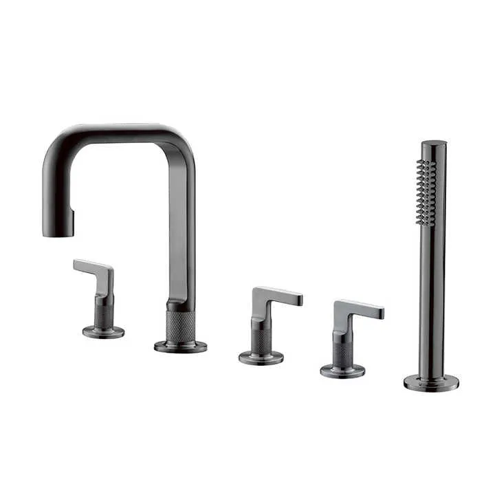 hudor-phasis-21001-robinet-baignoire-gunmetal-laiton image 1