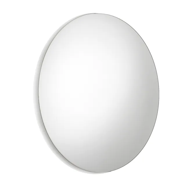 gedy-george-miroir-rond-90-cm-bord-poli-transparent image 1