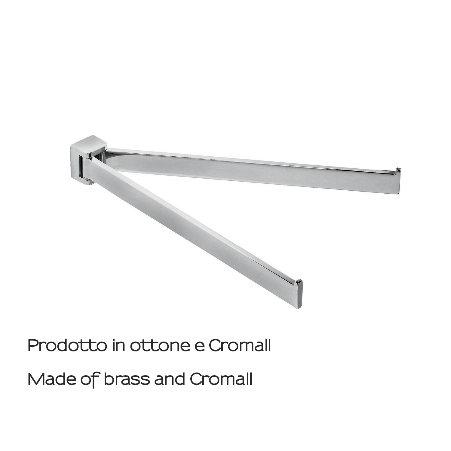 gedy-glamour-porte-serviette-r-glable-chrome image 3