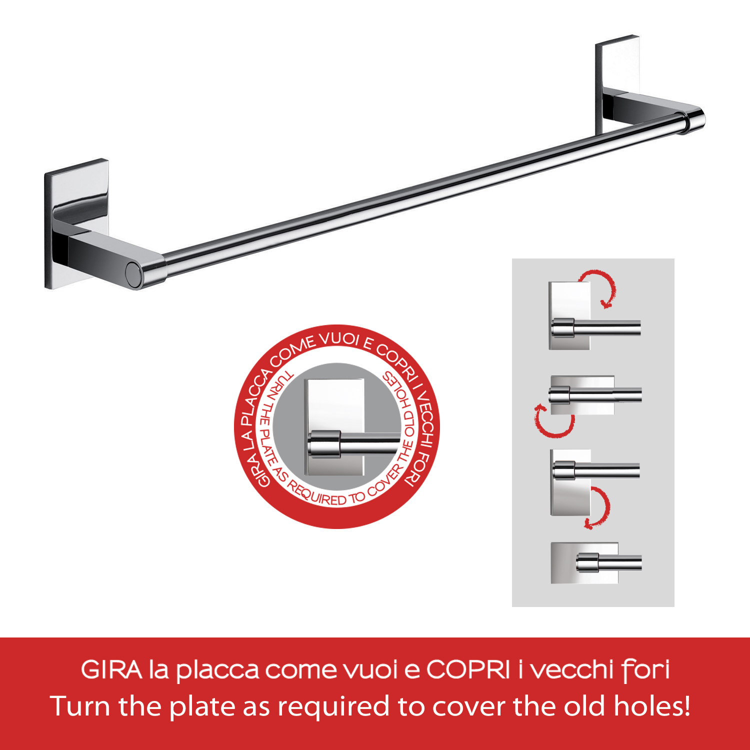 gedy-maine-barre-porte-serviette-murale-45-cm-chrome image 7
