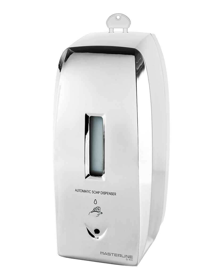 bisk-distributeur-de-savon-poser-inox-400-ml image 3