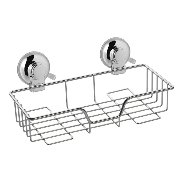 gedy-hot-panier-de-douche-fil-rectangulaire-chrome image 1