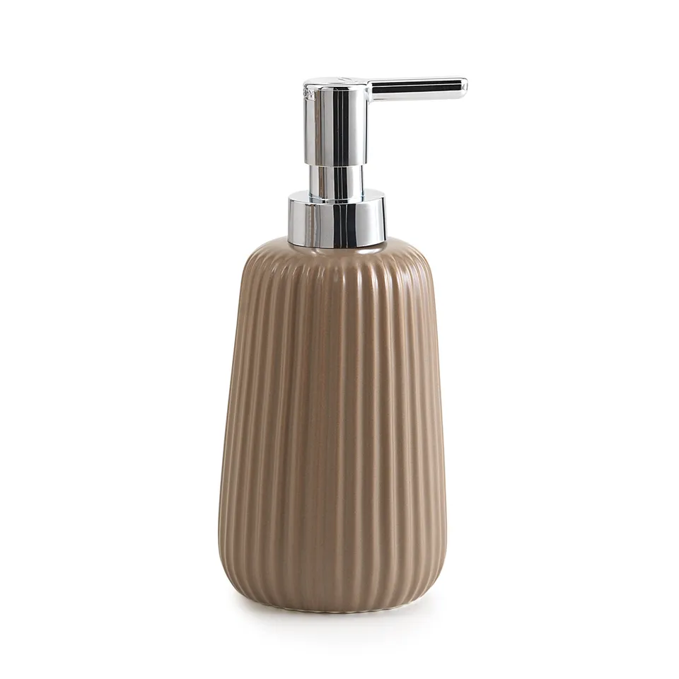 gedy-marika-distributeur-savon-gris-tourterelle image 1