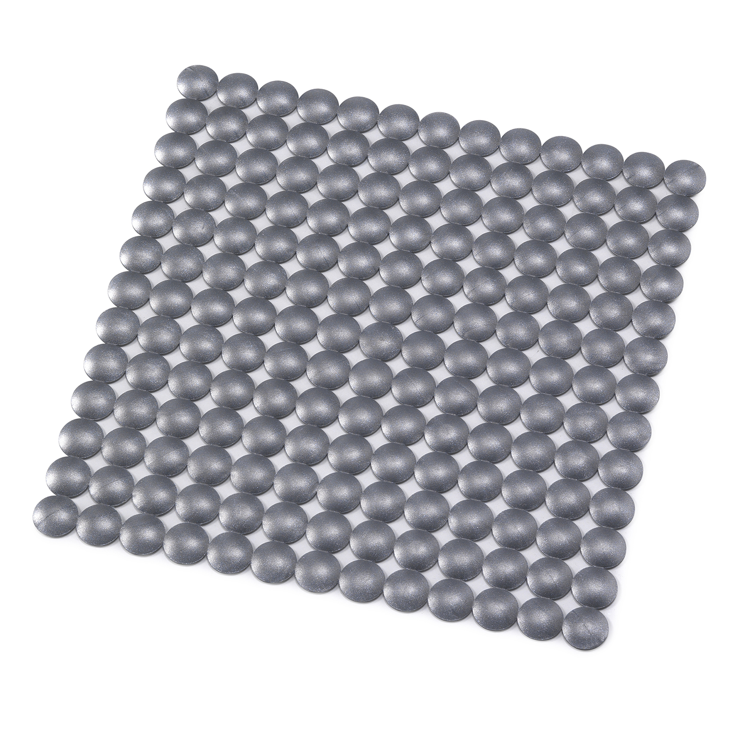gedy-soap-tapis-antid-rapant-32-32-cm-argent image 1