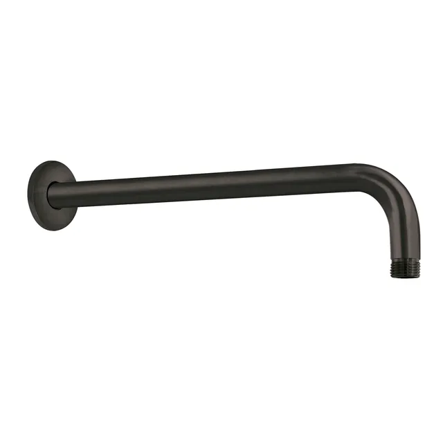 gedy-star-30-bras-de-douche-noir-mat-mural image 1