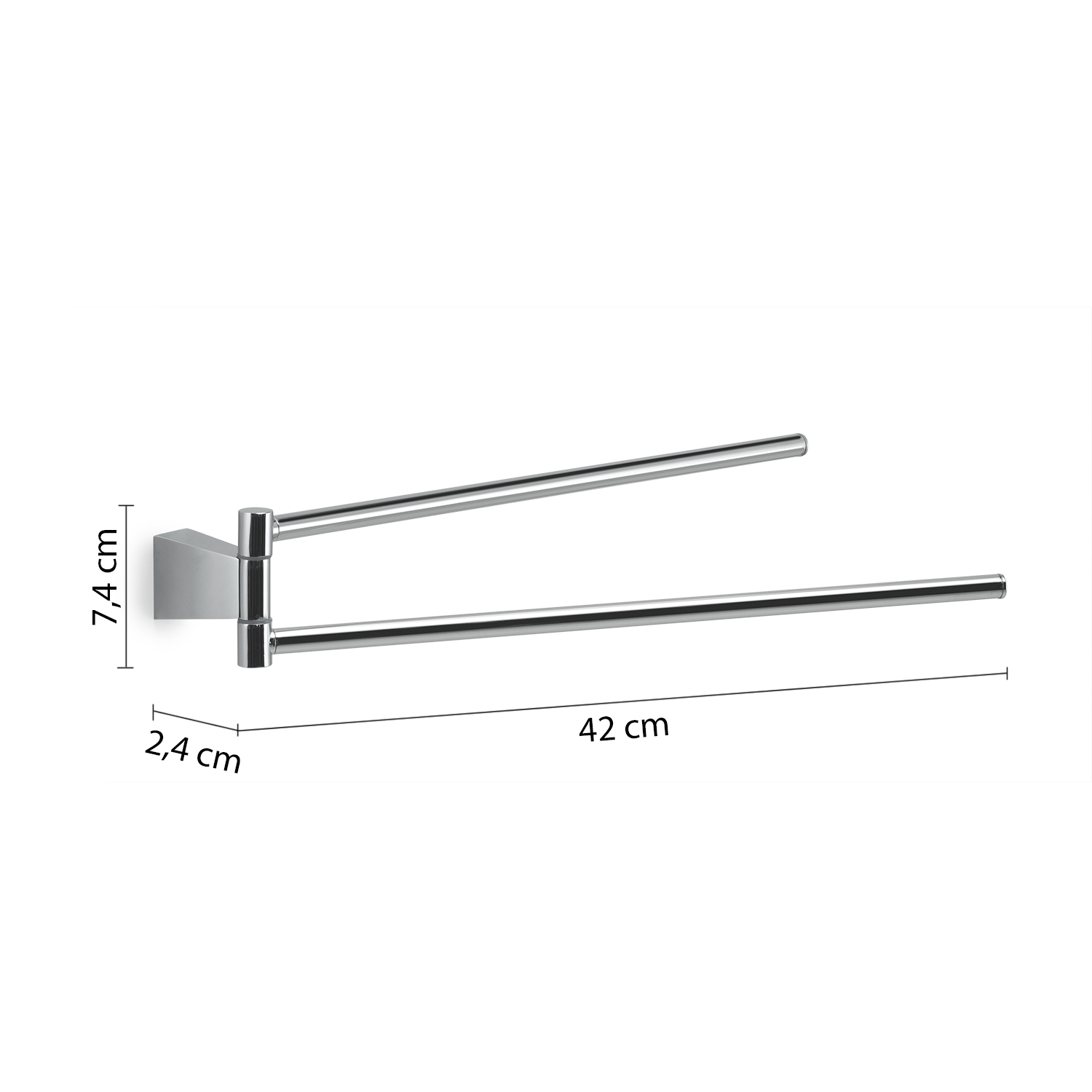 gedy-tonale-porte-serviettes-r-glable-chrome image 2