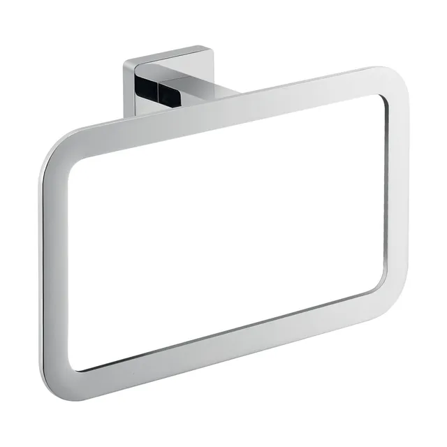 gedy-atena-anneau-porte-serviette-chrome-mural image 1