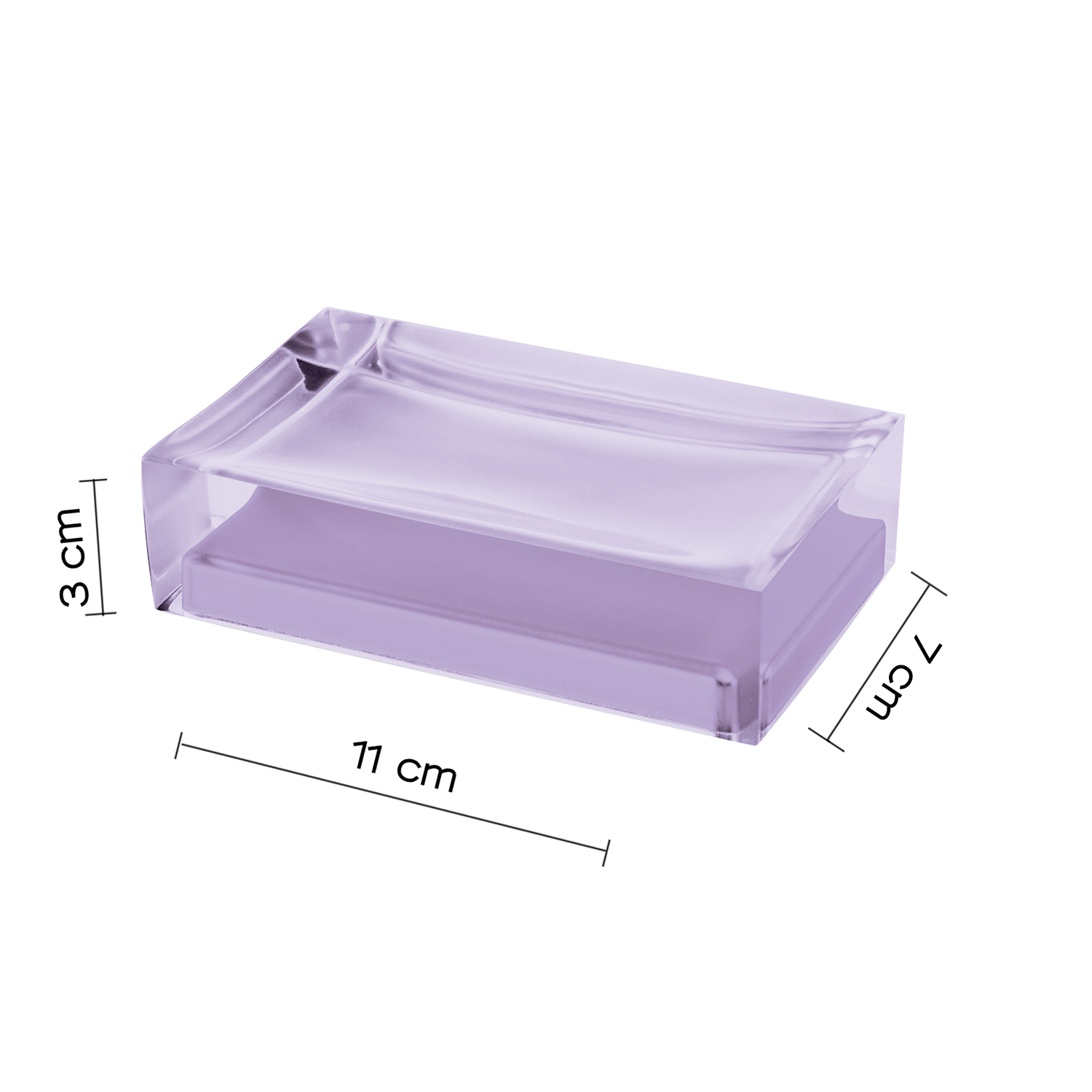 gedy-rainbow-porte-savon-lilas-poser image 2