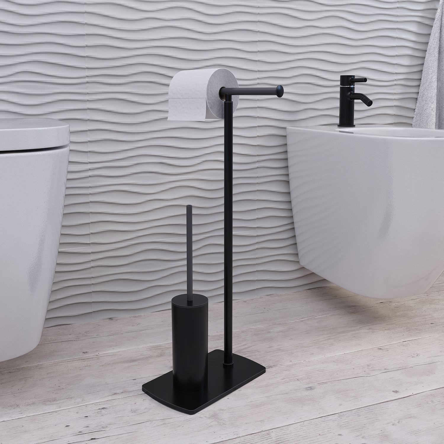 gedy-florida-ensemble-wc-double-noir-mat-brosse image 3