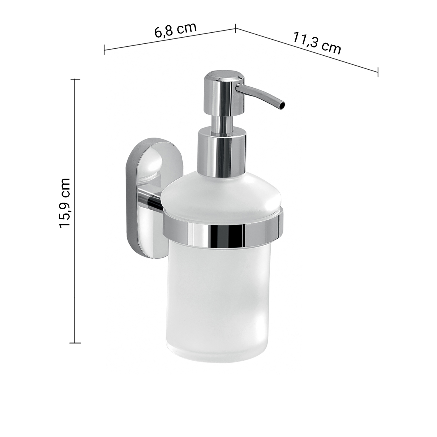 gedy-febo-distributeur-savon-chrome image 2