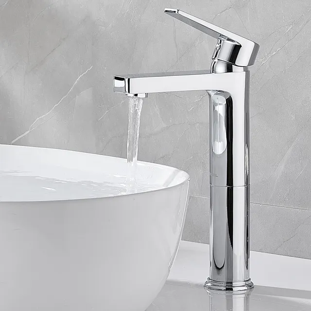 gricol-robinetterie-mitigeur-lavabo-haut-l-chrome-laiton image 1