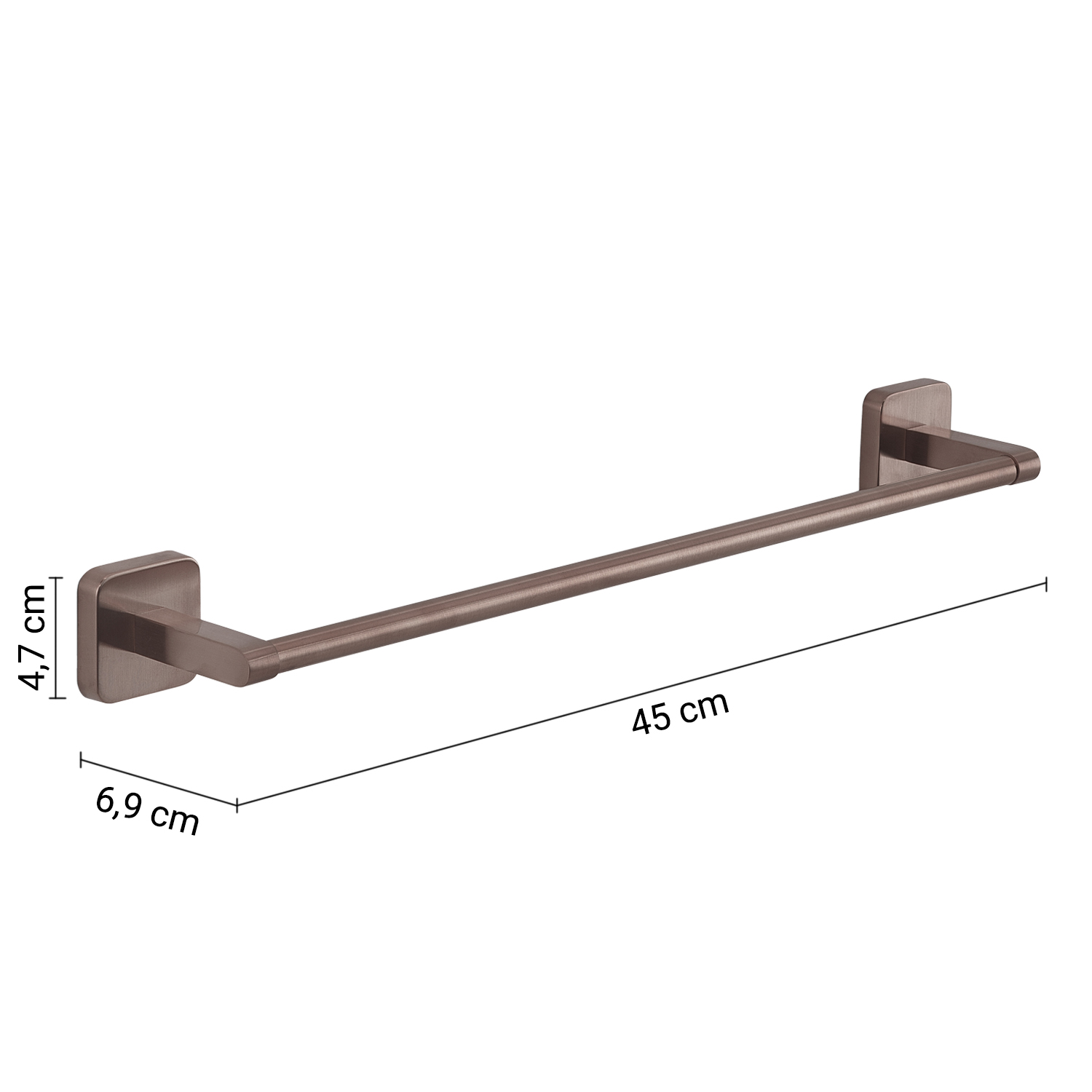 gedy-tonga-porte-serviette-45-cm-or-rose image 2