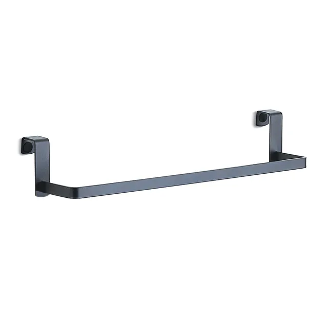 gedy-tosca-porte-serviettes-dessus-porte-gun-metal image 1